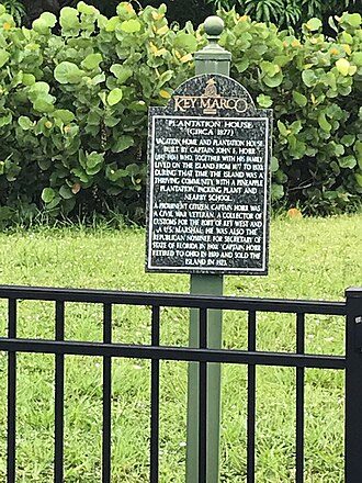 Captain John Foley Horr House, Marco Island, Florida, August
